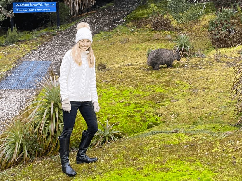 Studio HQ Ambassador Holly Bowden meets a Wombat